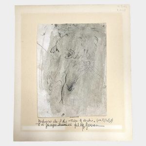 Jacopo Dal Ponte - Testa di vecchio di profilo
